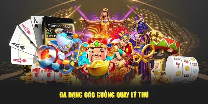 Đa dạng các guồng quay lý thú